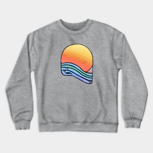 Beach Sunset Crewneck Sweatshirt